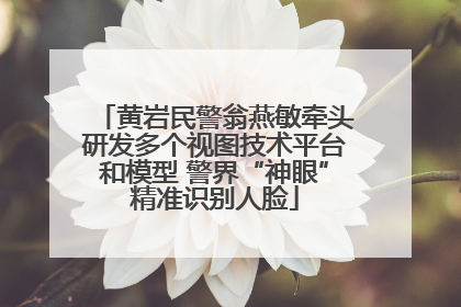 黄岩民警翁燕敏牵头研发多个视图技术平台和模型 警界“神眼”精准识别人脸