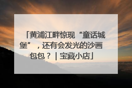 黄浦江畔惊现“童话城堡”，还有会发光的沙画包包？｜宝藏小店