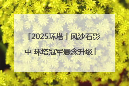 2025环塔丨风沙石影中 环塔冠军悬念升级